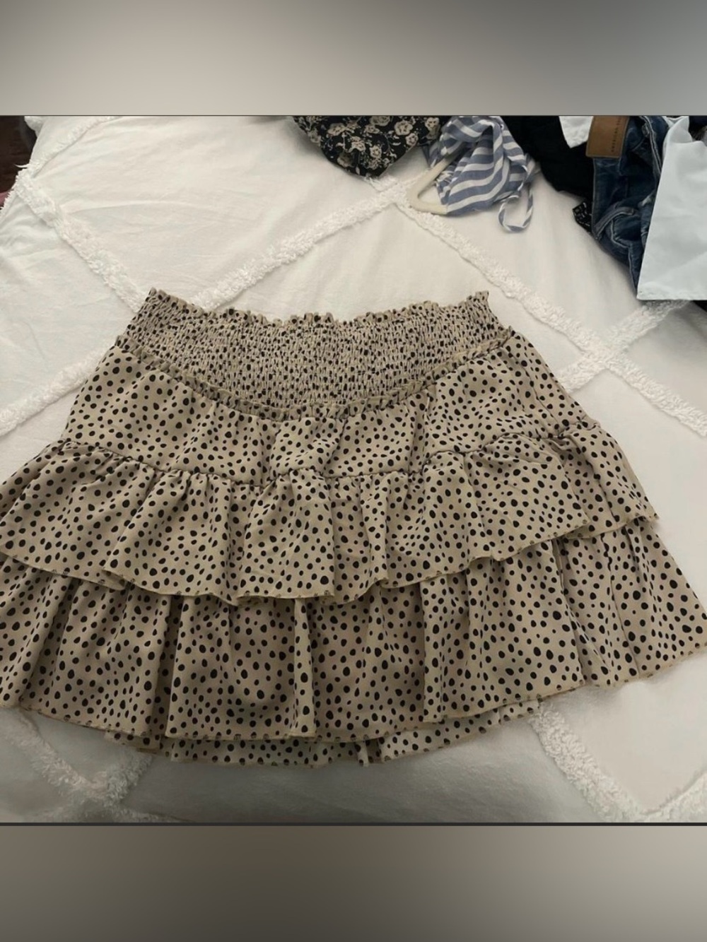 Altar’d State Polka Dot Mini Skirt